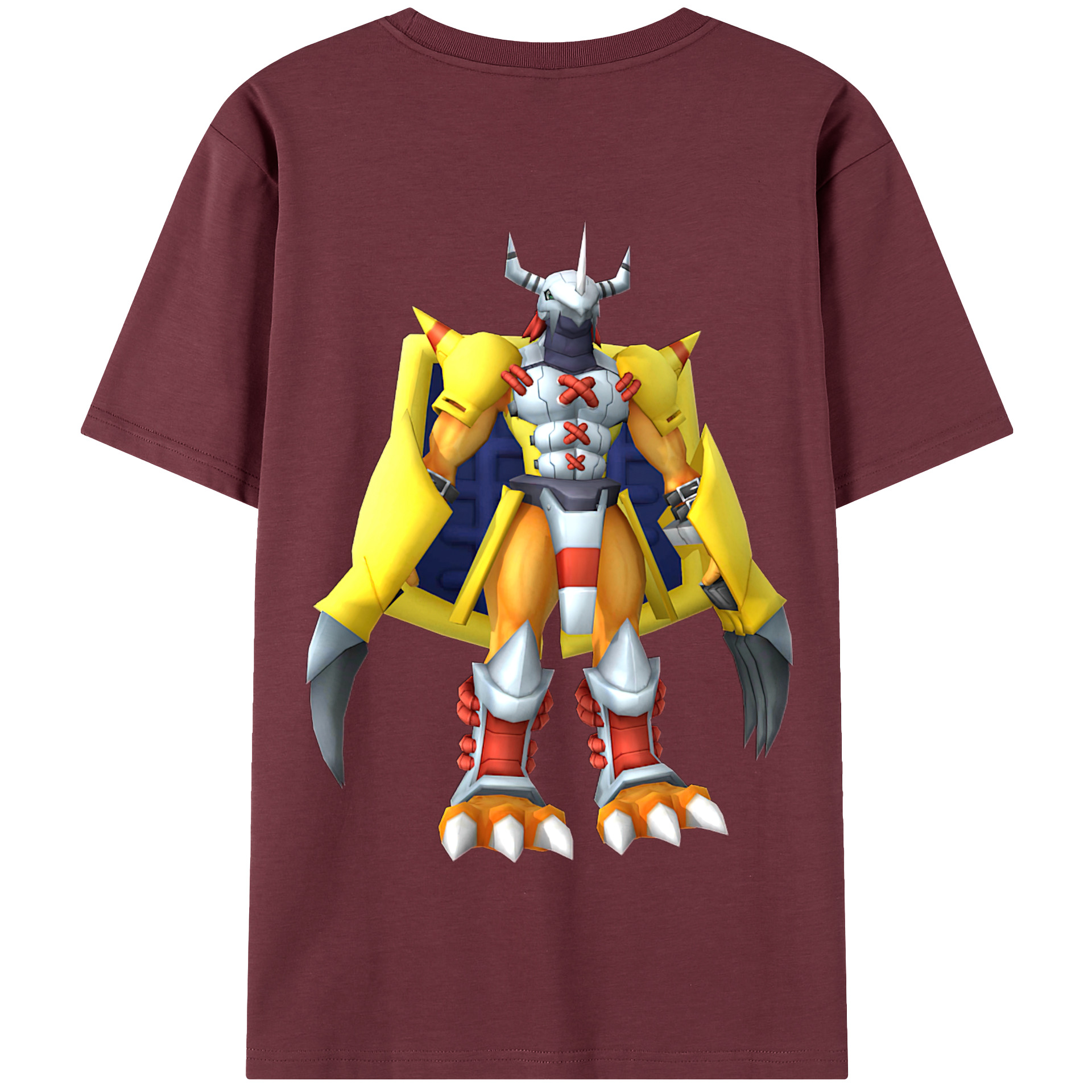 （画像用） Digimon デジタルモンスター/デジモン 綿100％半袖Tシャツ（背面プリント）